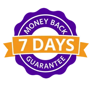 7 days money back Guarantee